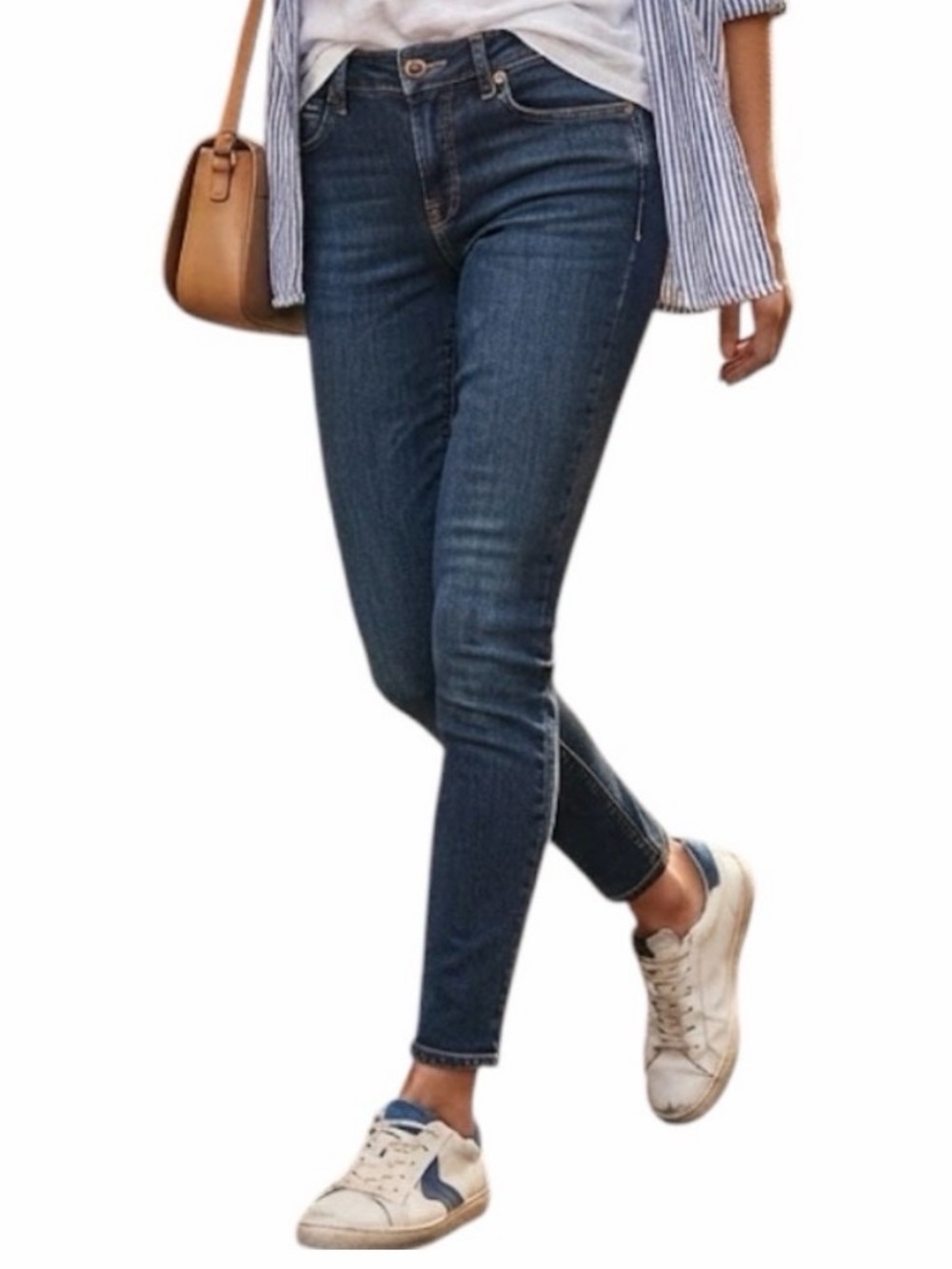 MAVI Alexa Mid Rise Skinny Jeans Dark Wash Stretch Blue Denim Size 25